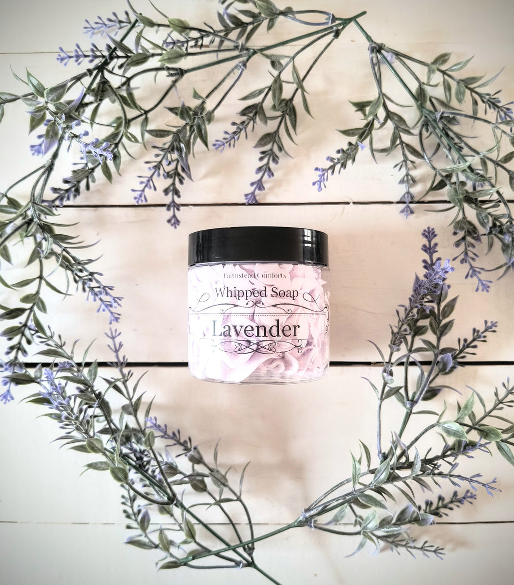 Lavender Whipped Soap 8oz.